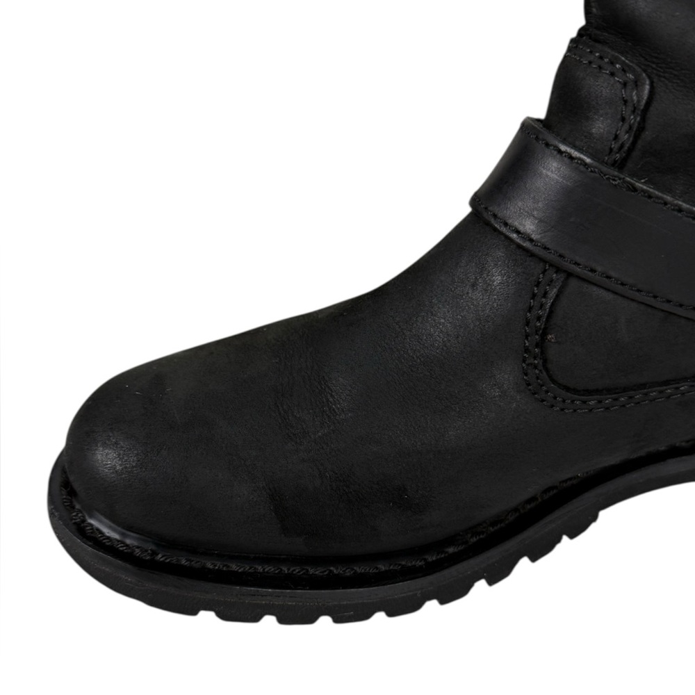 Harley Davidson Womens Lizzie 8” Black Leather Motorcycle Boots D87037 Size US 8 - Picture 15 of 15